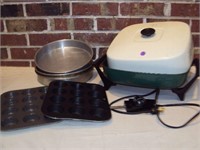 7 Pc Lot Kitchen Ware - Electric Skillet & More