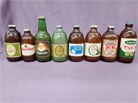 Assorted Vintage Beer Bottles w/Original Caps