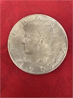 1964 Kennedy half dollar novelty coin 3"