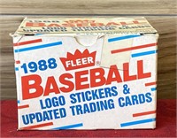 1988 fleer baseball trading cards