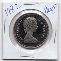 1982 Canada Proof Dollar