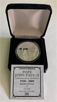 2005 Pope John Paul II Commemorative Medallion