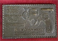 1947 marksman of the year belt buckle