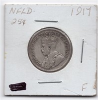 1917 C Newfoundland 25 Cents
