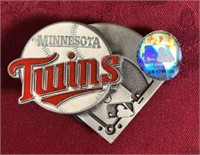 Minnesota twin baseball belt buckle