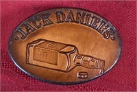 Jack daniel’s leather belt buckle
