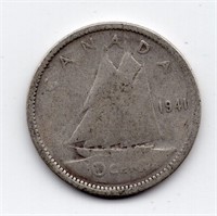 1941 Canada 10 Cents
