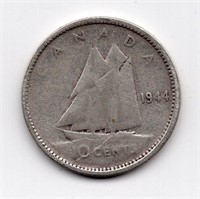 1944 Canada 10 Cents