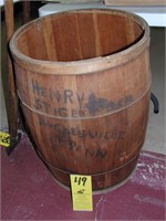 Wooden Stave Barrel