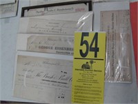 1890's General Store Invoices (10) Invoices