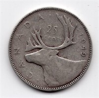 1949 Canada 25 Cents