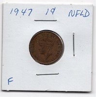 1947 Newfoundland 1 Cent