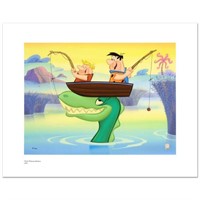 "Fred and Barney Fishing" Limited Edition Giclee f