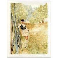William Nelson, "Girl in Meadow" Limited Edition S