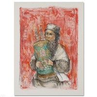 "Israeli Rabbi" Limited Edition Lithograph by Edna