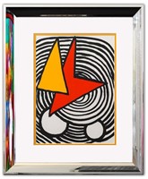 Alexander Calder- Lithograph "DLM201 - Triangle et