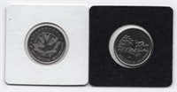 Lot of 2 Royal Canadian Mint Medallions