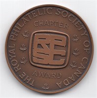 Royal Philatelic Society of Canada Bronze Medal