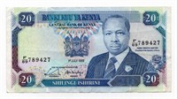 1989 Kenya 20 Shillings