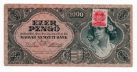 1945 Hungary 1000 Pengo