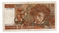 1976 France 10 Francs Banknote