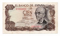 1970 Spain 100 Pesetas