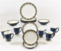 Denby England Pottery Dinnerware Set with Mugs