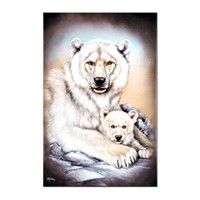 "Polar Bears" Limited Edition Giclee on Canvas by