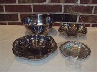Paul Revere Bowl and Silverplate Lot