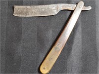 Vintage Lampry Wedge Square Point Straight Razor