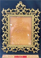 MASSIVE 1910 ORNATE CAST IRON FRAME