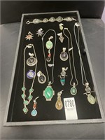 17 Sterling Silver Pieces of Jewelry