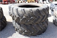 PAIR OF GOOD YEAR 620/70R42 TIRES