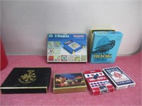 Game Lot- Rook, ,Deck of Cards, etc