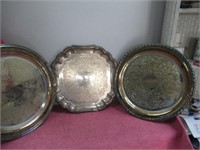 3 Metal Trays