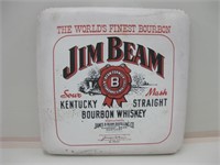 Vtg Jim Beam Bourbon Whiskey Padded Seat