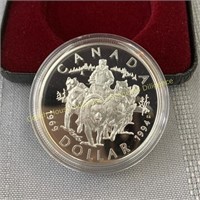 1994 Canada proof silver dollar épreuve en argent