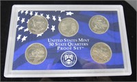 2002 United States Mint State Quarters Proof Set