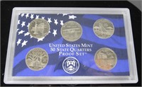 2001 United States Mint State Quarters Proof Set