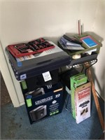 2 Paper Shredders, 1 Phone Stand, Office Supplies