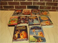 Lot of 10 VHS Disney Movies
