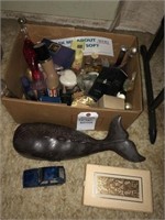 Whale Shaped Jewelry Box, Avon Cologne Bottles