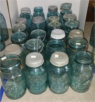 Medium Blue Mason Jar Collection