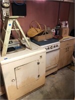Vintage Gas Dryer, Ladder, Stove, and More