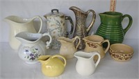 Collection of Serving Pitchers