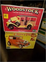 Woodstock & Cherry Pie Model Kits--Opened