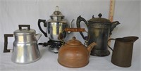 Assorted Coffee/Tea Kettles & Pitchers