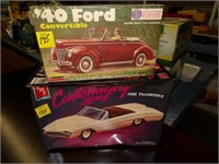 1966 T-Bird & '40 Ford--Opened