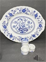 Blue Heritage Platter by Wedgwood