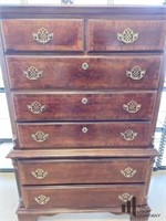 Mahogany Colored Chest of Drawers